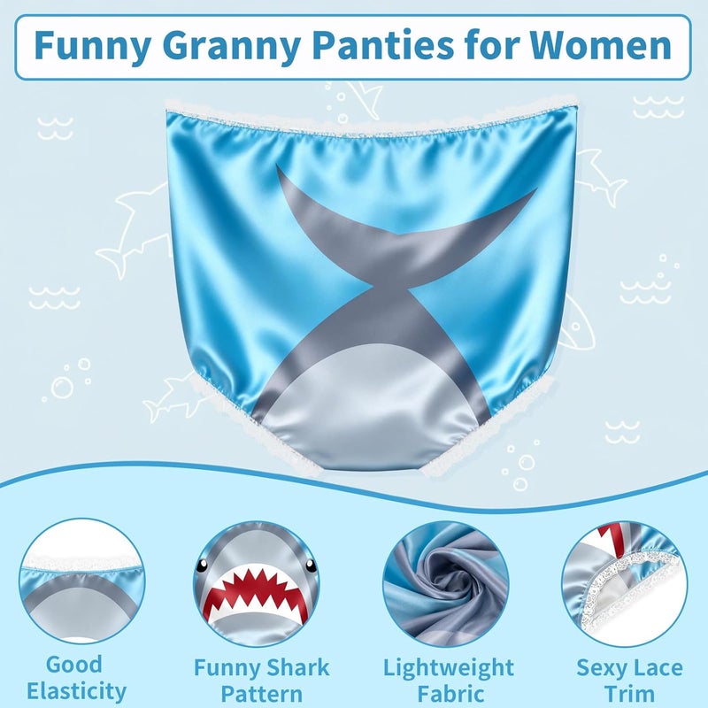 Dalycro Granny Panties Funny Unerwear for Women Big Mama Undies Gag Gift For Adults Men Christmas Stocking Stuffer Party - Image 3